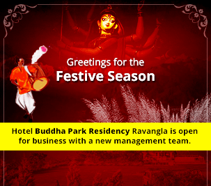 Hotel Buddha Park Residency Ravangla Greetings for Festive Season